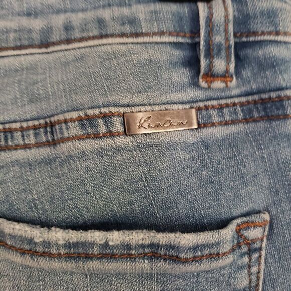 KanCan Skinny Jewel Embellished Highly Distressed Jeans - Picture 11 of 12